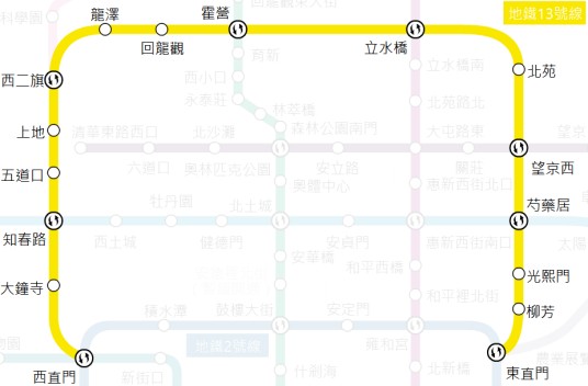 北京地铁13号线