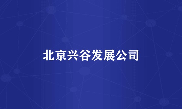 北京兴谷发展公司