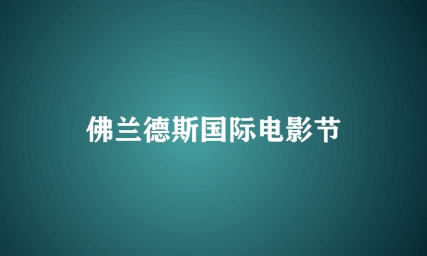 佛兰德斯国际电影节
