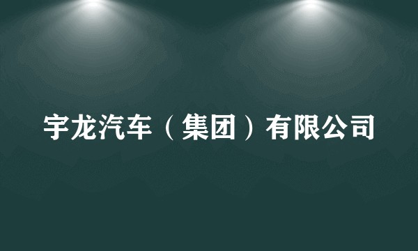 宇龙汽车（集团）有限公司