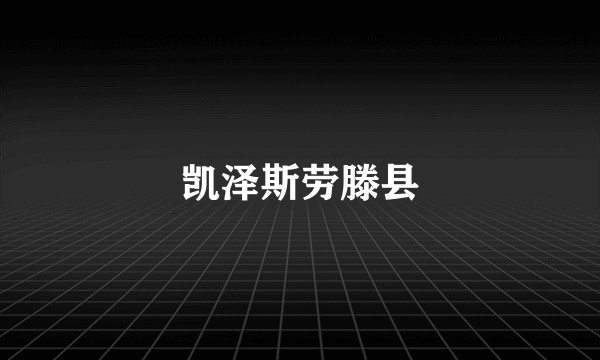 凯泽斯劳滕县