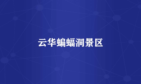 云华蝙蝠洞景区
