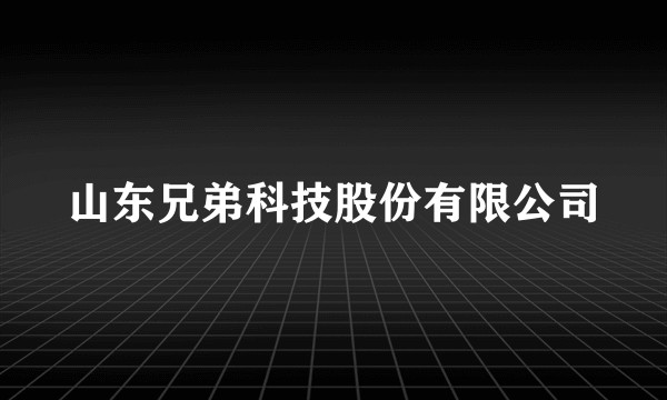 山东兄弟科技股份有限公司
