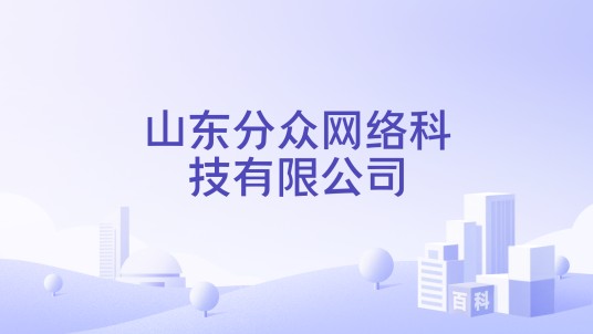 山东分众网络科技有限公司