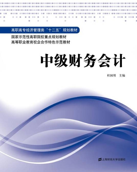 中级财务会计（2015年上海财经大学出版社出版的图书）