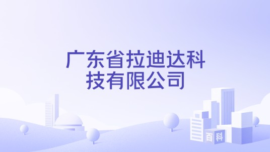 广东省拉迪达科技有限公司