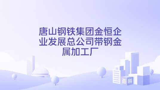 唐山钢铁集团金恒企业发展总公司带钢金属加工厂