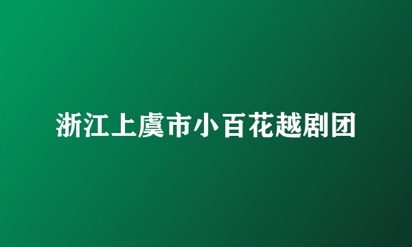 浙江上虞市小百花越剧团