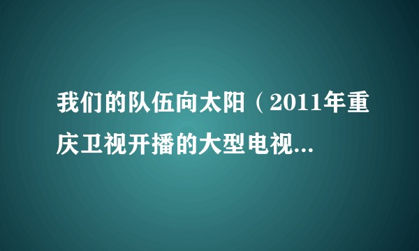 我们的队伍向太阳（2011年重庆卫视开播的大型电视专题片）