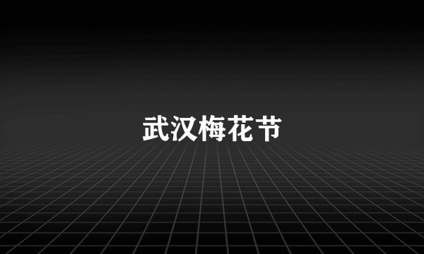 武汉梅花节