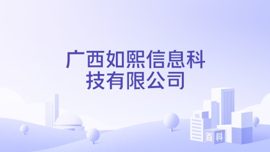 广西如熙信息科技有限公司