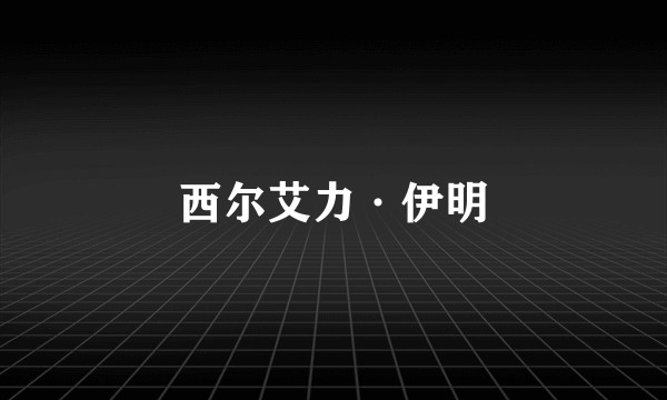 西尔艾力·伊明