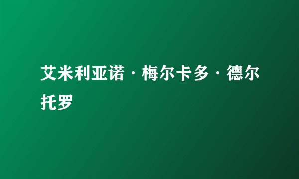 艾米利亚诺·梅尔卡多·德尔托罗
