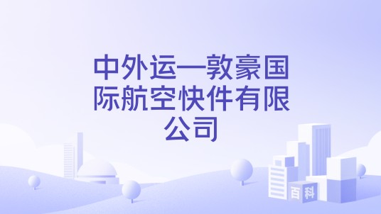 中外运—敦豪国际航空快件有限公司