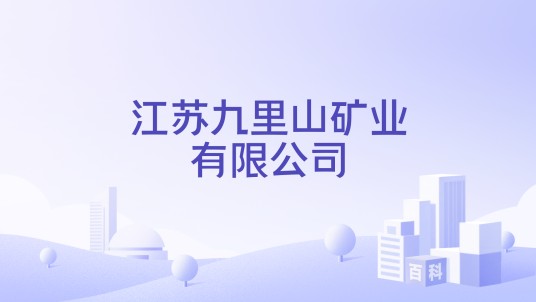 江苏九里山矿业有限公司