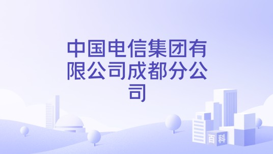 中国电信集团有限公司成都分公司