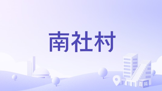 南社村（山西省运城市永济市下辖村）