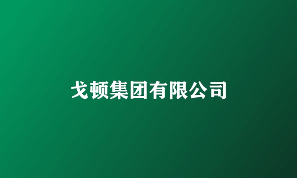 戈顿集团有限公司