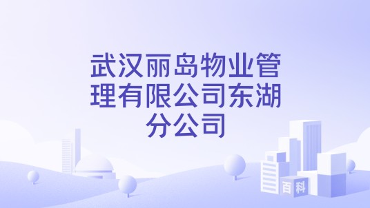 武汉丽岛物业管理有限公司东湖分公司