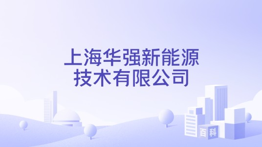 上海华强新能源技术有限公司