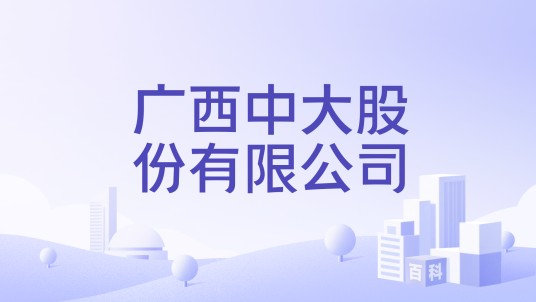 广西中大股份有限公司