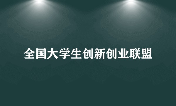 全国大学生创新创业联盟