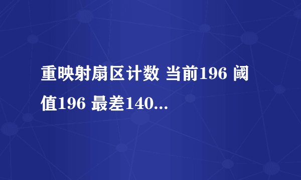 重映射扇区计数 当前196 阈值196 最差140 数据36 警告， 硬盘有损坏，是否很严重？该怎么办