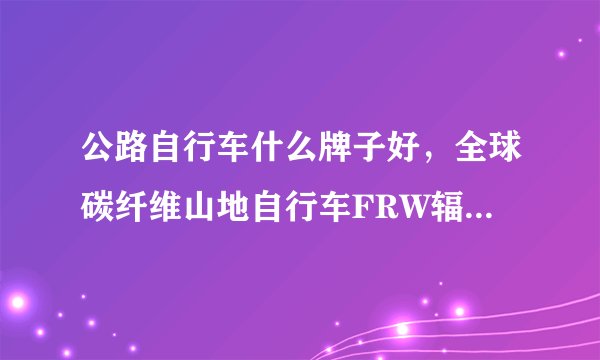 公路自行车什么牌子好，全球碳纤维山地自行车FRW辐轮王，Marmot土拨鼠，Tyrell泰勒自行车什么牌子最贵？
