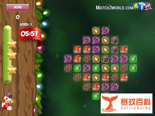 【小游戏】圣诞夜对对碰的过关攻略