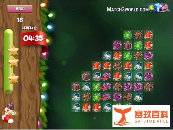 【小游戏】圣诞夜对对碰的过关攻略