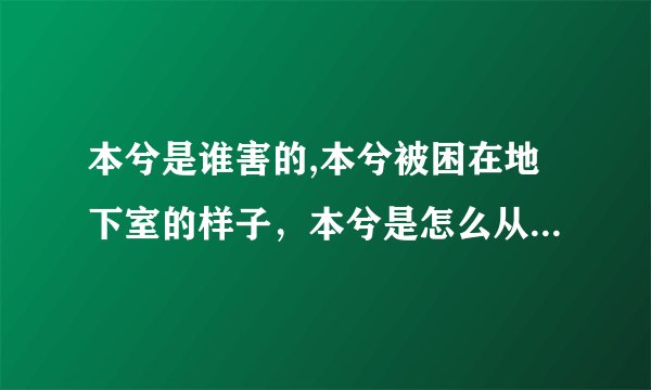 本兮是谁害的,本兮被困在地下室的样子，本兮是怎么从地下室出来的？