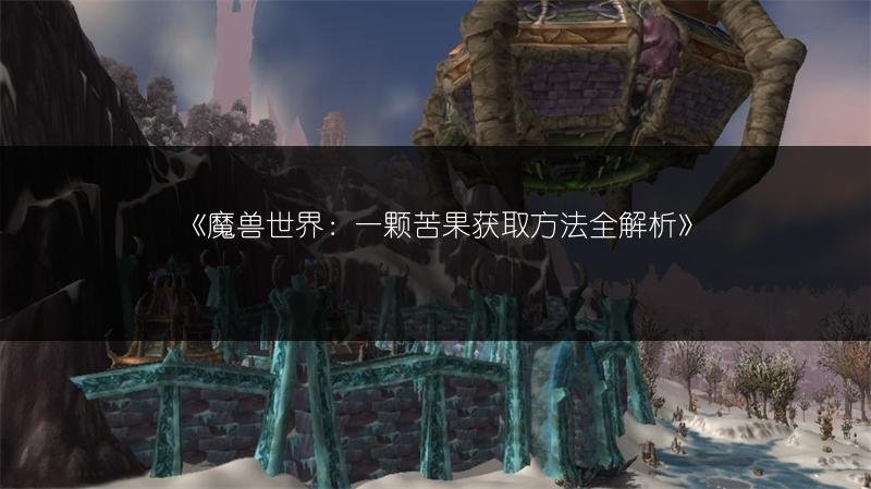 魔兽世界：一颗苦果获取方法全解析