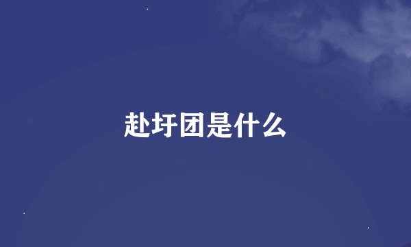 赴圩团是什么