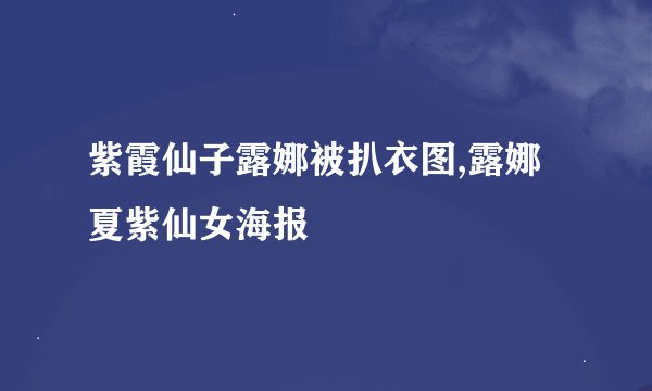 紫霞仙子露娜被扒衣图,露娜夏紫仙女海报