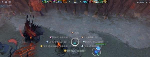 dota2怎么使用英雄聊天轮盘