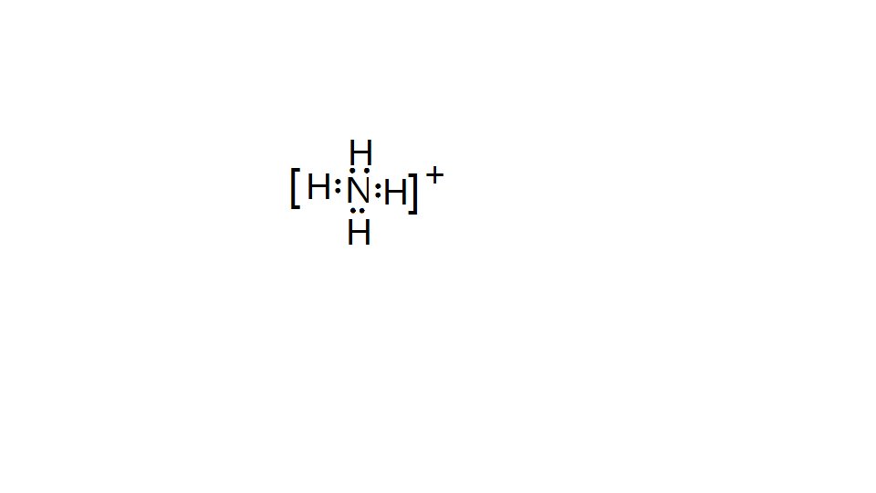 铵根离子电子式怎么写？