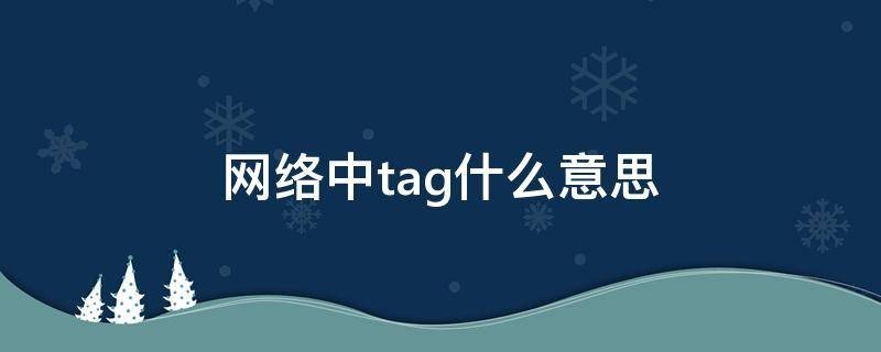 Tag是什么东西？