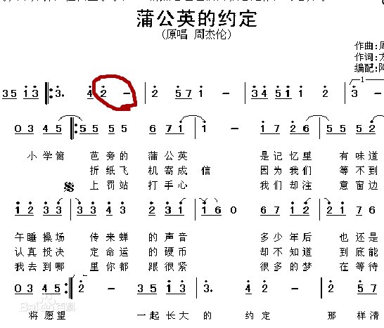 二分音符的写法是怎样的？