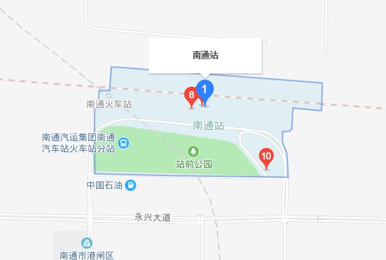南通动车车站在那里