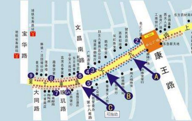 请问广州上下九在哪个区?