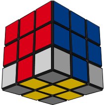 魔方第一层公式口诀