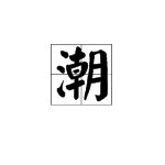 潮字怎么组词