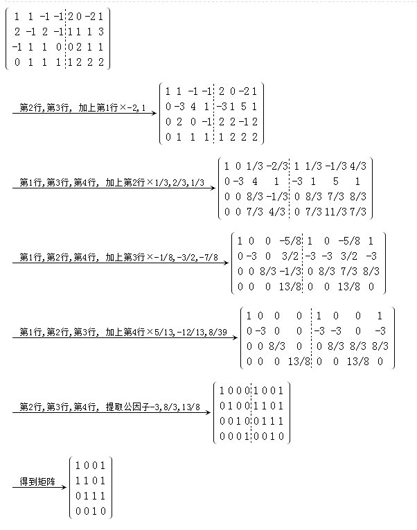 如何求矩阵的过渡矩阵P