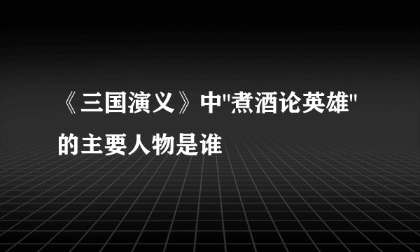 《三国演义》中