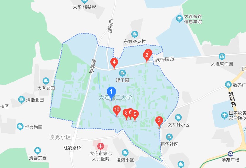 大连理工大学地理位置在哪里?