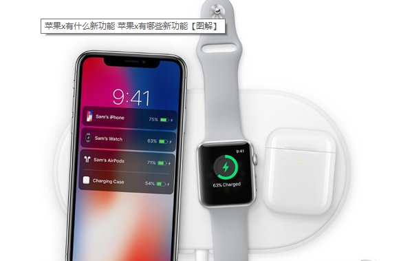 苹果X手机有什么新功能
