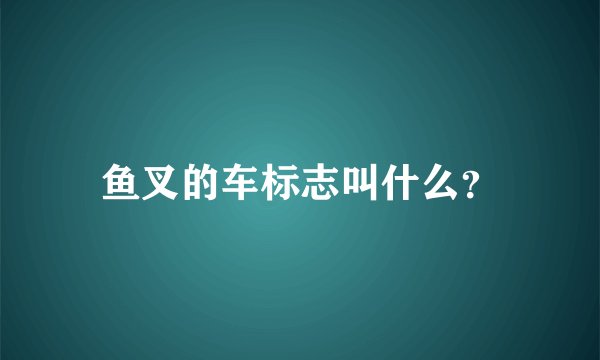 鱼叉的车标志叫什么？
