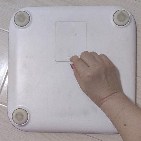 称体重的电子秤的电池怎么装