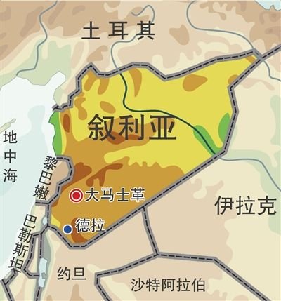 叙利亚在哪里