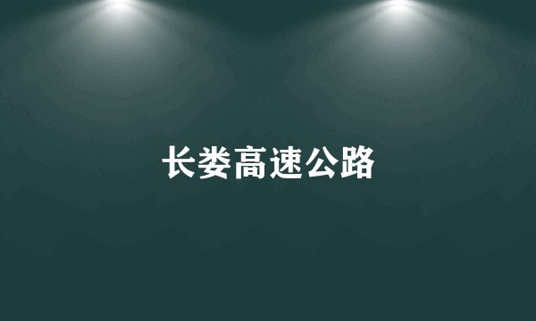 长娄高速公路